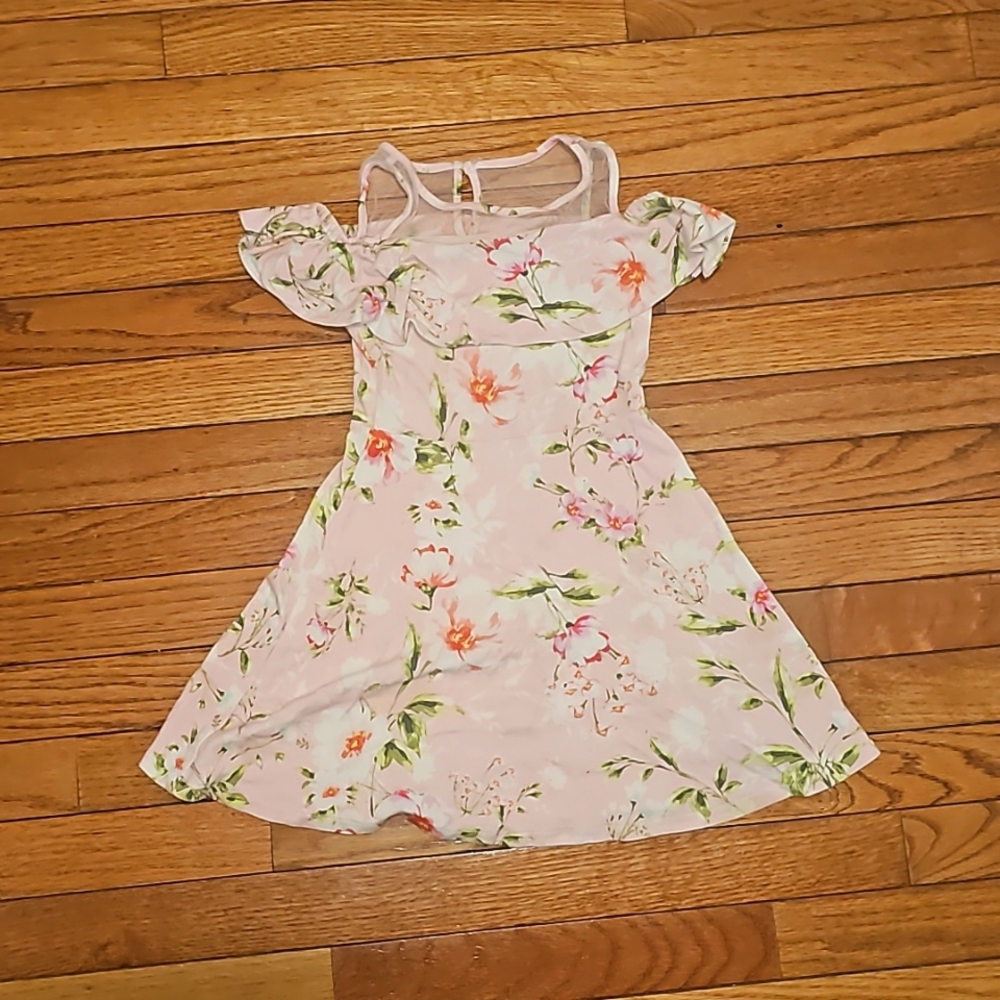 Girl's Scotch & Soda Pink floral dress Sz 4